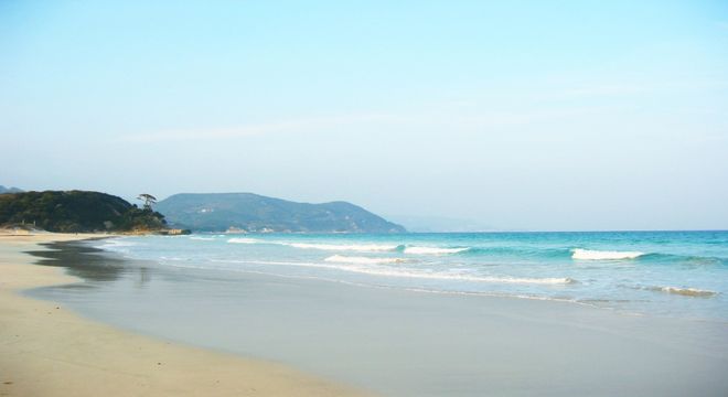 下田の海水浴場